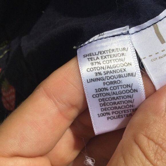 Loft Womens Embroidered Tapestry Jacket Size 0 XS Gypsy Strawberry Fairy Garden - Picture 11 of 12